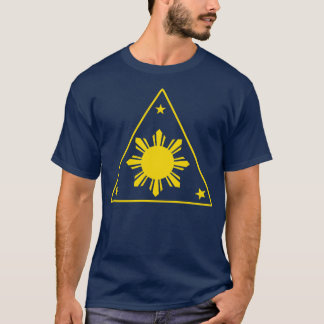 Camiseta Filipinas: Tres estrellas y un triángulo solar 1
