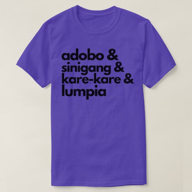 Camiseta Filipino (Diseño del anverso)