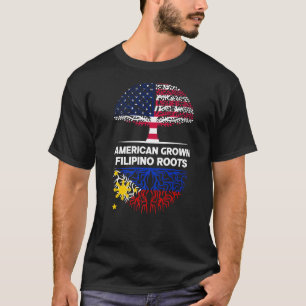 Camiseta filipino adulto creció en Estados Unidos hace tiem