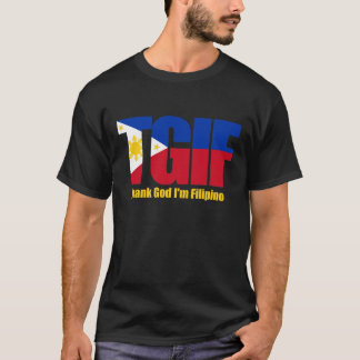 Camiseta Filipino de TGIF con la bandera filipina