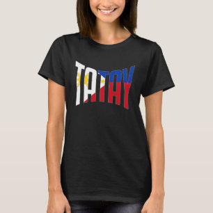 Camiseta Filipino Filipino Lolo Padre Bandera Papá Mejor Ta