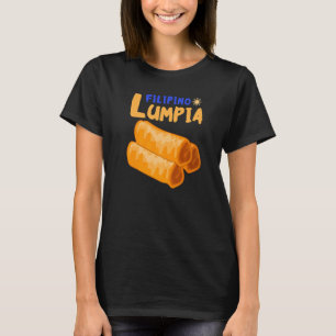 Camiseta Filipino Lumpia Filipinas Bandera Pin de Alimentos