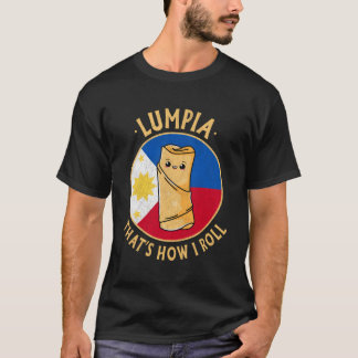 Camiseta Filipino Lumpia Kawaii Filipinas Comida Filipina P