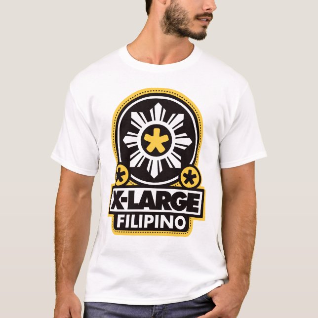 Camiseta Filipino X-Grande - negro (Anverso)