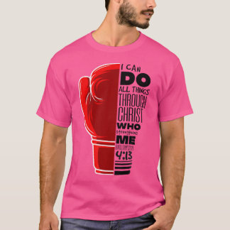 Camiseta Filipinos 413 Cristiano gracioso boxeo religioso B