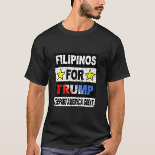 Camiseta Filipinos retro para Trump, un conservador camisón