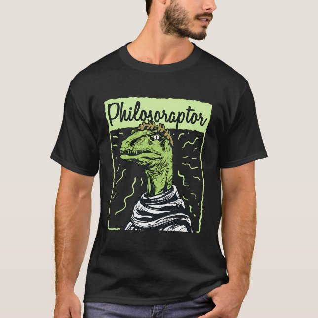 Camiseta Fillosoraptor Para Un Estudiante De Filosofía (Anverso)