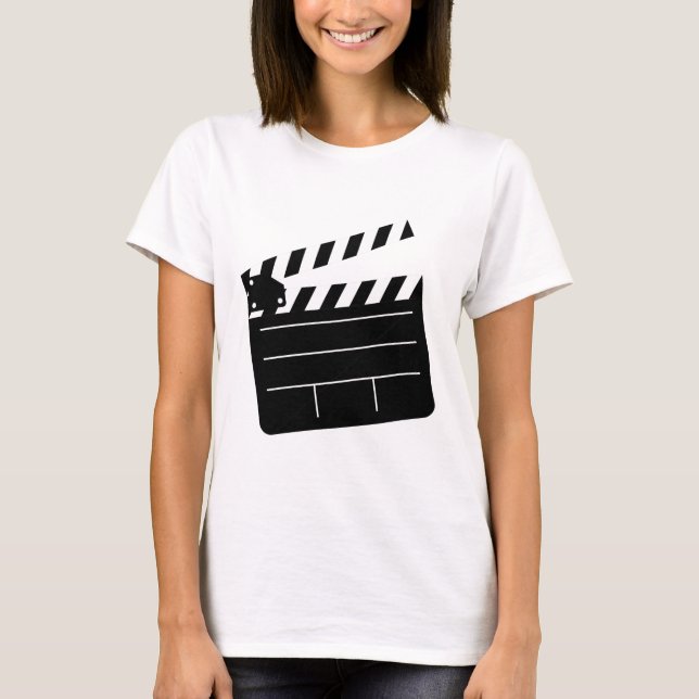 Camiseta Film Clapboard T-Shirt – Movie & Filmmaking Graphi (Anverso)