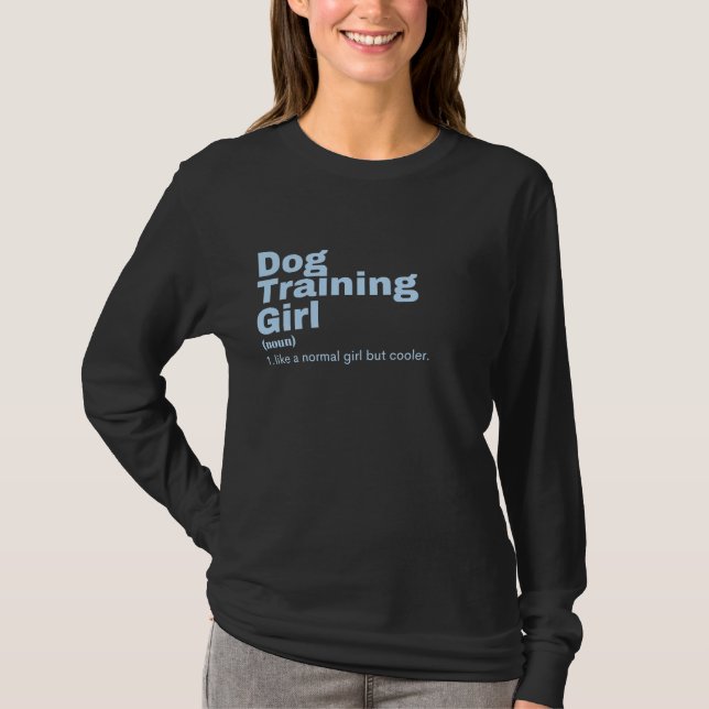 Camiseta Film Girl - Dog Training (Anverso)