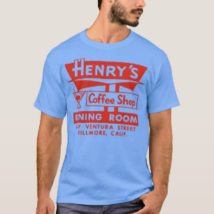 Camiseta Filmación de la tienda de café Henrys Diner Matchb