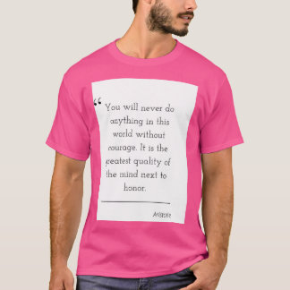 Camiseta Filosofía Cita Aristóteles 1