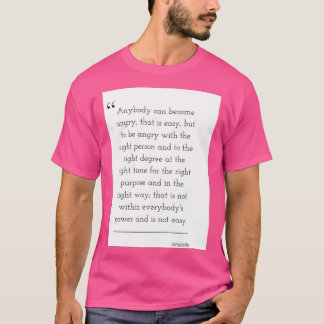 Camiseta Filosofía Cita Aristóteles 5