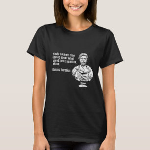 Camiseta Filosofía cita estoicismo docente Marcus Aurelius