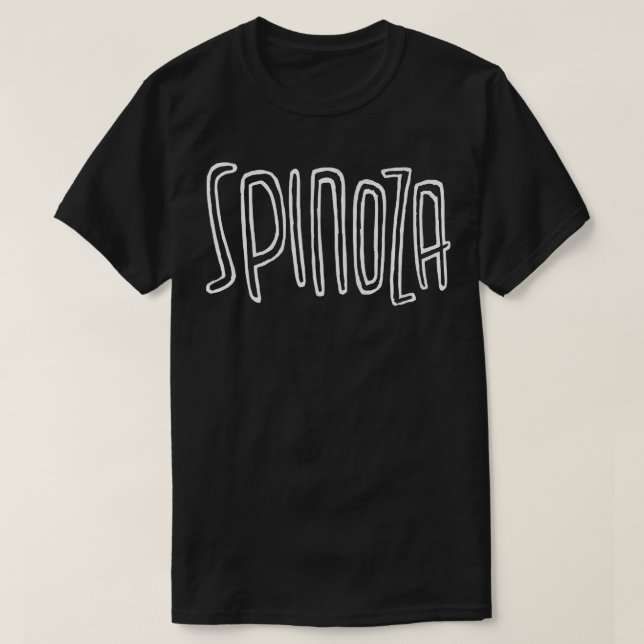 Camiseta Filosofía de Baruch Spinoza (Diseño del anverso)