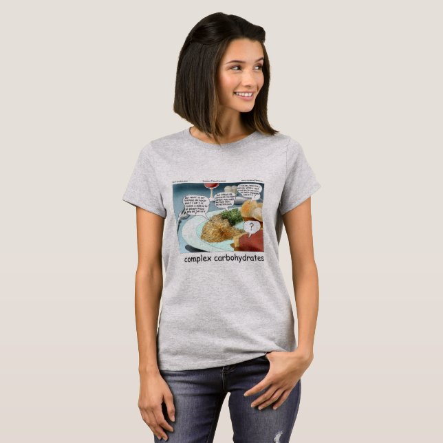 Camiseta Filosofía de Carbohidratos Complejos Comida Divert (Anverso completo)