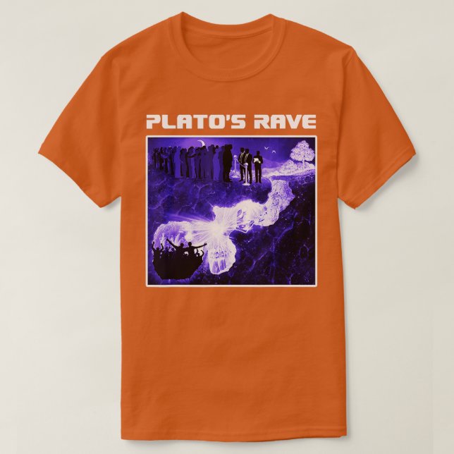 Camiseta Filosofía de castor de cueva de cueva de Platos Ra (Diseño del anverso)