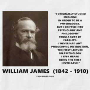 Camiseta Filosofía de la psicología médica William James Qu