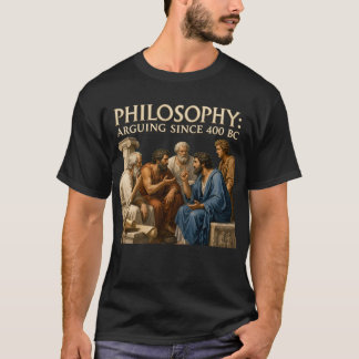 Camiseta Filosofía Debatiendo Desde el 400 a.C. Antigua Gre