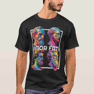 Camiseta Filosofía del estoicismo moderno Ico estético grie
