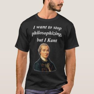 Camiseta Filosofía divertida Mayor Immanuel Kant