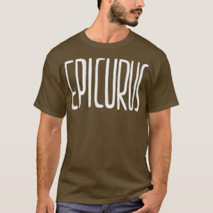 Camiseta Filosofía Epicurus Filósofo griego