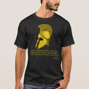Camiseta Filosofía griega antigua Pericles cita a ateniense