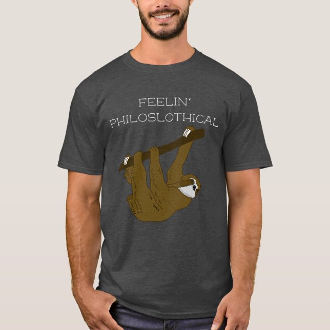 Camiseta Filosofía, pereza y juego de palabras (Anverso)