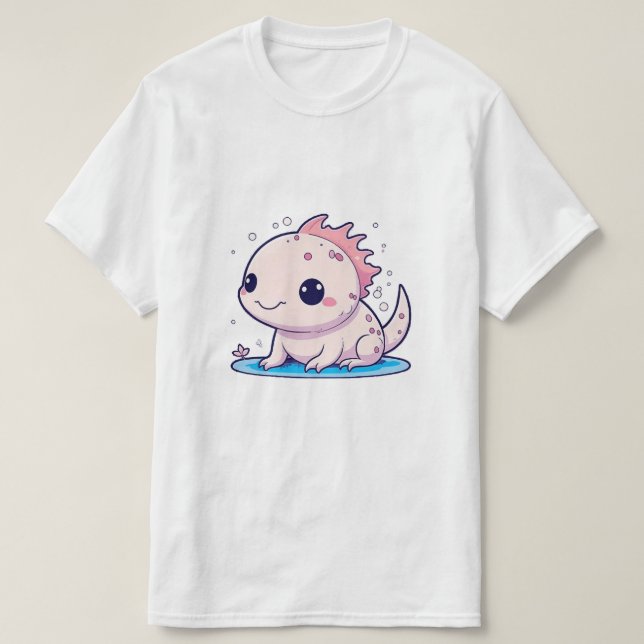 Camiseta filósofo ajolote lindo (Diseño del anverso)