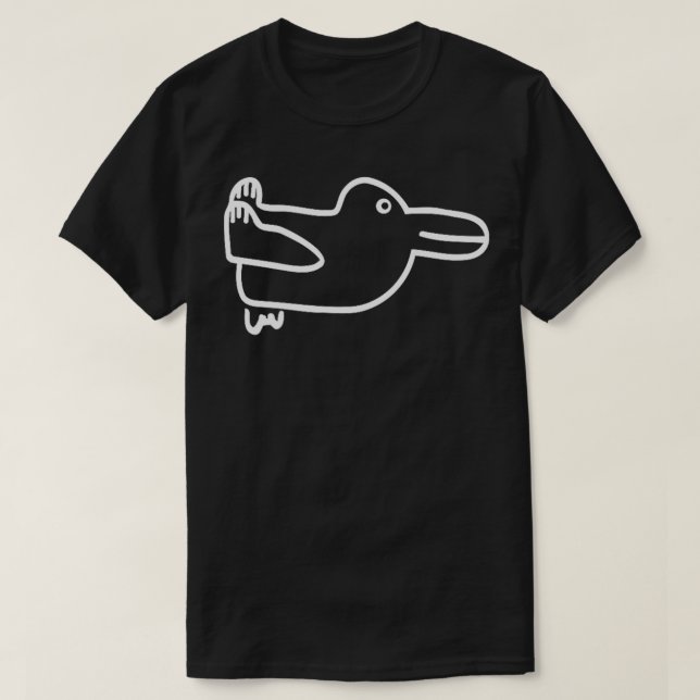 Camiseta Filósofo de ilusión óptica de Pato de Conejo Wittg (Diseño del anverso)