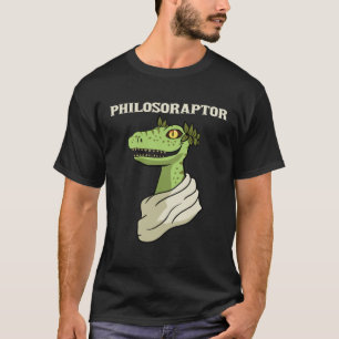 Camiseta Filósofo filósofo Raptor Dinosaur Velocira