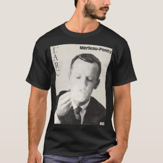 Camiseta Filósofo francés Merleau Ponty del siglo XX