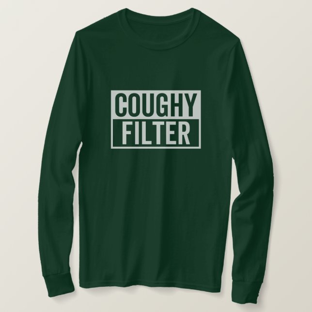 Camiseta filter Coughy (Anverso del diseño)