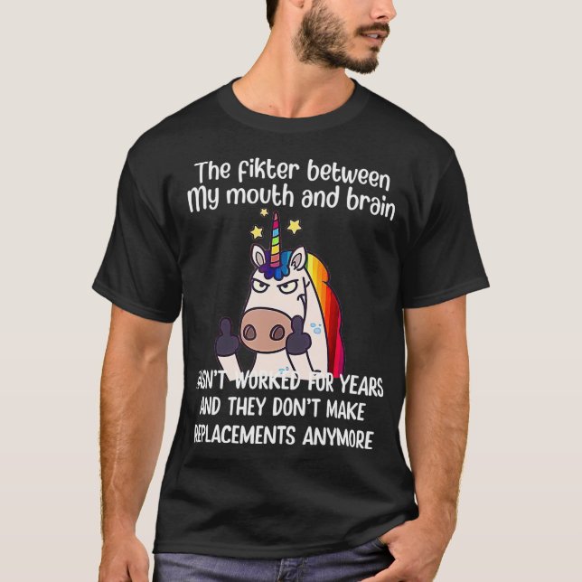 Camiseta Filtran entre mi boca y mi cerebro (Anverso)