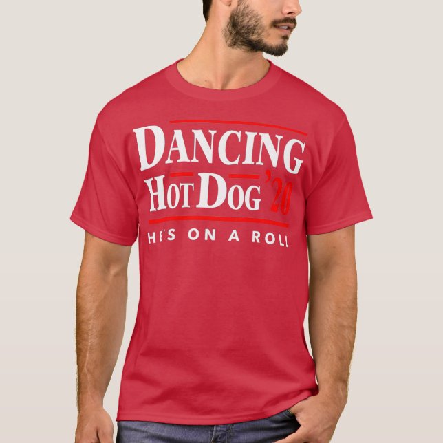 Camiseta Filtro de memes canino caliente de baile 2020 (Anverso)