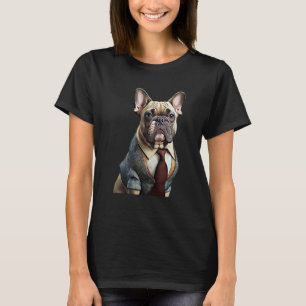 Camiseta Filtro de pintura al óleo Bulldog Francés Yuppie B