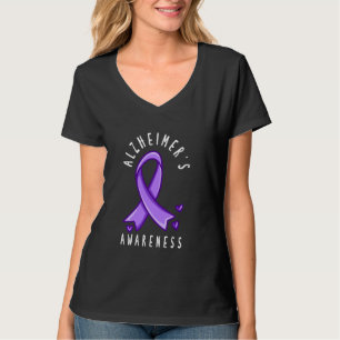 Camiseta Fin a la conciencia de Alzheimer sobre el Alzheime