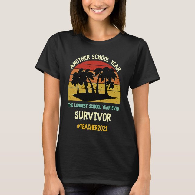 Camiseta Fin de año escolar más largo que nunca (Anverso)