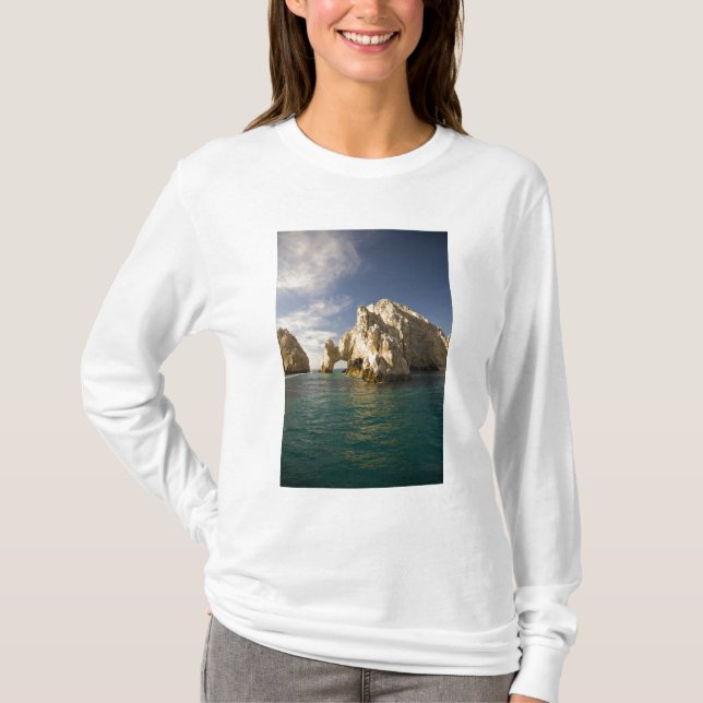 Camiseta Fin de la tierra, Arco cerca de Cabo San Lucas, Ba (Anverso)