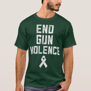 Camiseta Fin de la violencia contra las armas en el control
