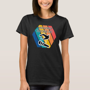 Camiseta Fin de reconocimiento por caída de micrófono para