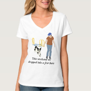 Camiseta Fin de semana cayendo a los bares