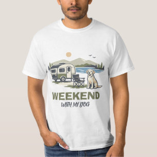 Camiseta Fin de semana con mi perro
