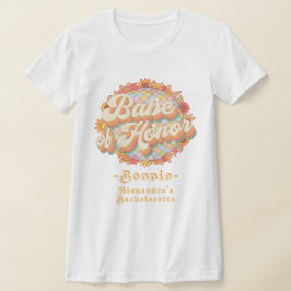 Camiseta Fin de semana de Bachelorette de Babe de Honor Ret