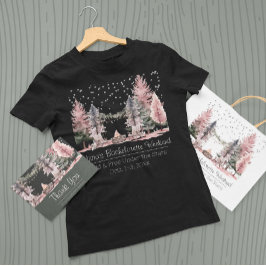 Camiseta Fin de semana de camping de la fiesta de la solter