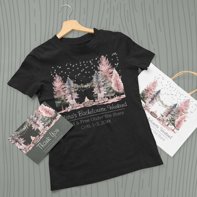 Camiseta Fin de semana de camping de la fiesta de la solter (Subido por el creador)