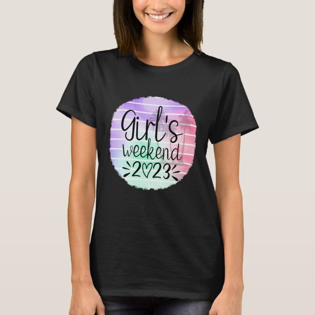 Camiseta Fin de semana de chica 2023 (Anverso)