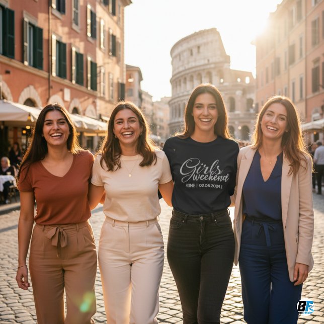 Camiseta fin de semana de chicas lugar personaliza (Subido por el creador)