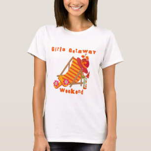 Camiseta Fin de semana de Getaway para Chicas tropicales