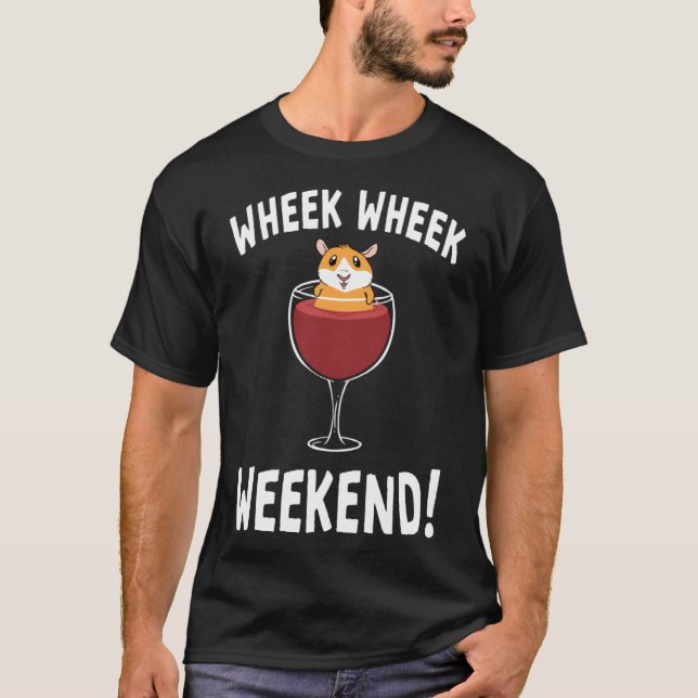 Camiseta Fin de semana de la rueda en vinagre rojizo con va (Anverso)