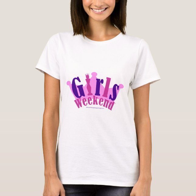 Camiseta Fin de semana de los chicas (Anverso)